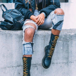 Fishnet Tights and Jeans are Always a Good Idea