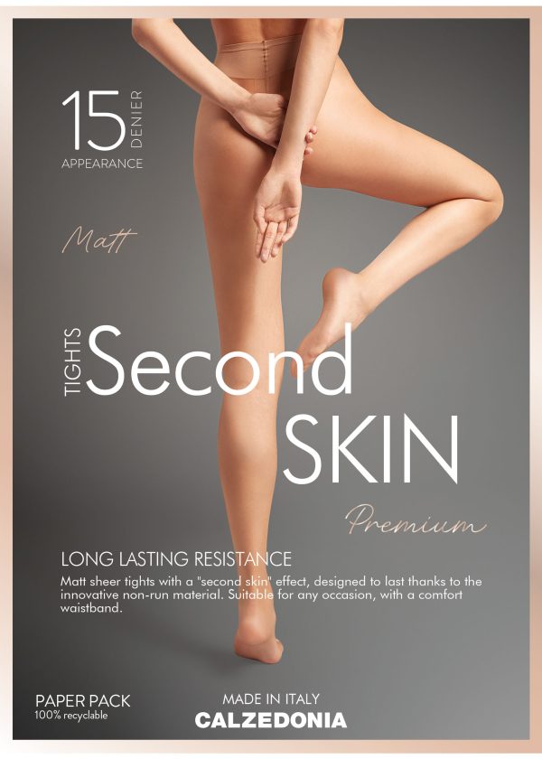 Premium Matt Second Skin 15 Denier Tights - Image 5